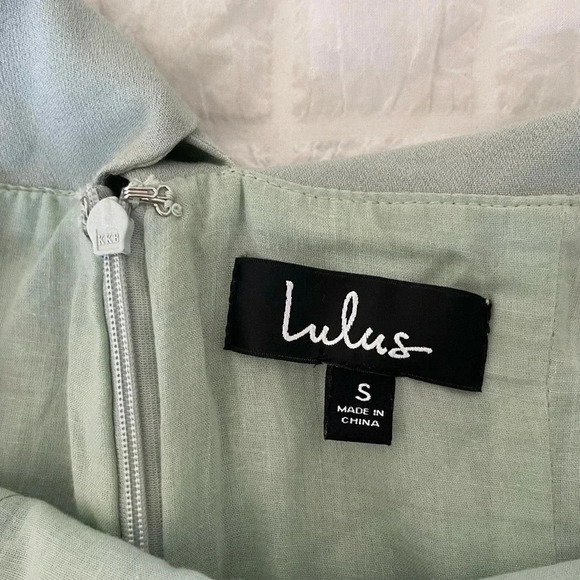 Lulus butterfly effect sage green ruffle jumpsuit - Picture 7 of 12